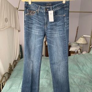 New With Tags Cache Bootcut Jeans Size 6 Gorgeous!